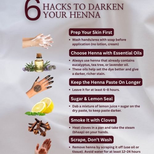 6 Easy Hacks to Get Dark & Long-Lasting Henna Stains
