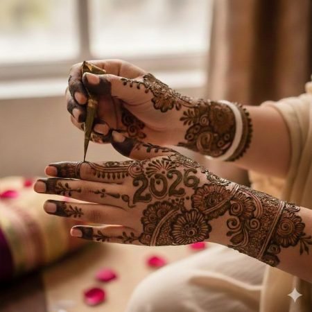new year 2026 mehendi design
